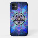 Recherche de pentagramme iphone coques Noir