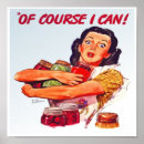 Recherche de vintage de nourriture posters Drôle