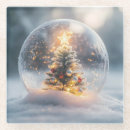 Zoek naar wereldbol onderzetters Sneeuw