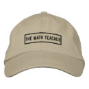 Recherche de math casquettes Professeur de maths