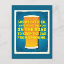 Zoek naar grappige politie briefkaarten Drink