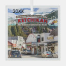 Recherche de saumon ornements Alaska