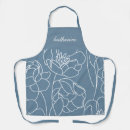 Recherche de bleu de fleur tabliers Motif fleur sauvage