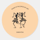 Zoek naar dansers stickers Silhouet