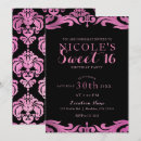 Recherche de black damask invitations Moderne