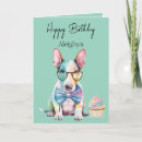 Recherche de bull terrier vœux cartes Drôle