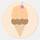 Recherche de cône glace autocollants Crème glglace