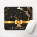Recherche de ruban rose tapis souris Noir