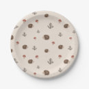 Recherche de hérisson assiettes Boisé