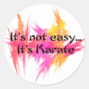 Recherche de fille karaté autocollants Rose