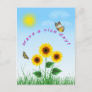 Recherche de bonjour tournesol cartes postales Floral