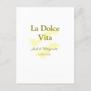 Recherche de jaune citron cartes postales La dolce vita