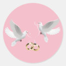 Recherche de colombe mariage autocollants Rose