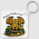 Recherche de halloween carrés porteclés Chauve souris
