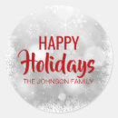 Recherche de rouge et argent autocollants Noël