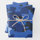Recherche de camo bleu papier cadeau Marine