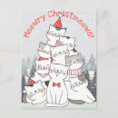 Recherche de christmas cat cartes postales Chat