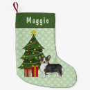 Recherche de corgi pembroke chaussette de noël Vacances