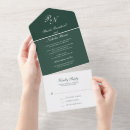 Recherche de de forêt mariage invitations Monogramme