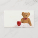 Recherche de ours de nounours cartes visite Professeur