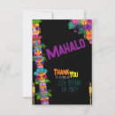 Recherche de tikki vœux cartes Luau