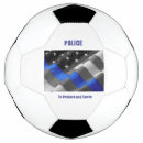 Recherche de police de ballon Fine ligne bleue