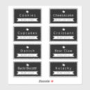 Recherche de cookie labels Emballage de cookies