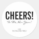 Recherche de nouvelles années de veille autocollants Fête