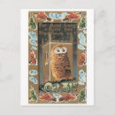 Recherche de hibou halloween cartes postales Éffrayant