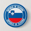 Recherche de drapeau de la slovénie badges Pays