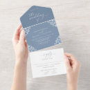 Recherche de acier invitations Bleu poussiéreux