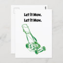 Recherche de tondeuse à gazon cartes postales Drôle