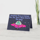 Zoek naar ruimteschip kaarten Schattig