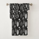 Recherche de boho chic salle bain accessoires Noir et blanc