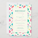 Recherche de motifs colorés invitations Pour elle