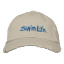 Recherche de natation casquettes Bleu