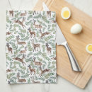 Zoek naar rendieren keuken handdoeken Waterverf