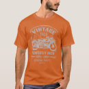 Recherche de motocyclette vintage tshirts Cycliste