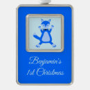 Zoek naar baby vos ornamenten Eerste kerstjaar