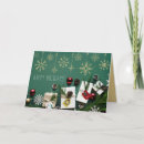 Zoek naar snowflakes kaarten Kerstfeest