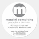 Recherche de consultants autocollants Monogramme