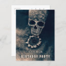 Recherche de crâne gothique invitations Vintage