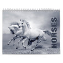 Recherche de chevaux de deux calendriers Animal