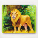 Recherche de roi lion tapis souris Lions