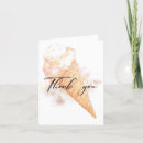 Recherche de de crème glacée vœux cartes Aquarelle