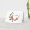 Recherche de courage vœux cartes Aquarelle