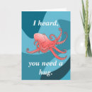 Recherche de poulpe orange cartes postales Câlin