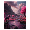 Recherche de licorne rose posters Toute personne