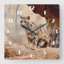 Recherche de faune horloges Impression
