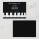 Recherche de artiste de musique cartes visite Leçons de piano